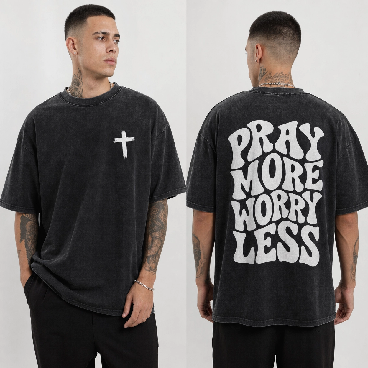 "Pray More worry less" Shirt
